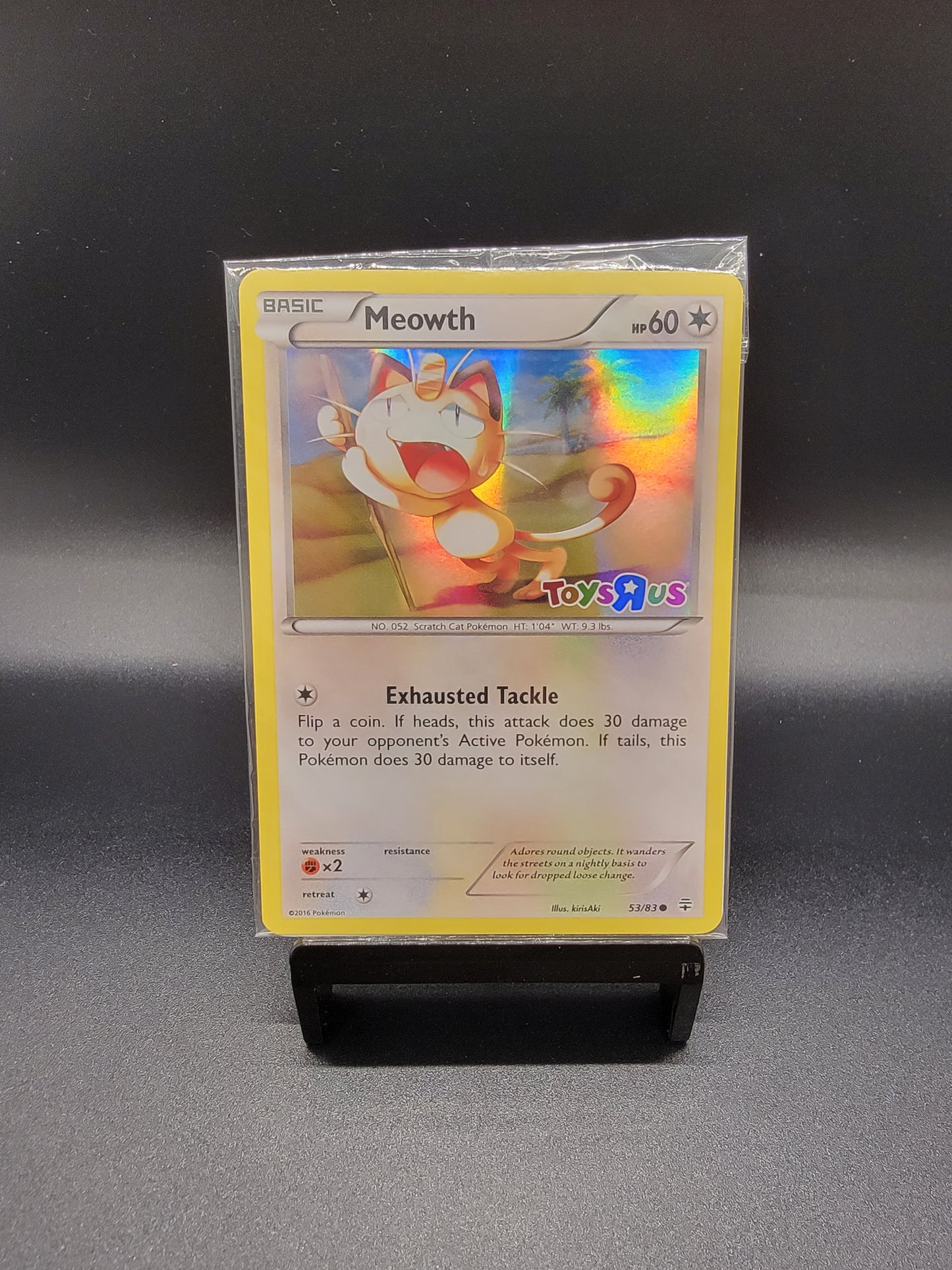 Meowth 55/83 sealed Toys R Us promo