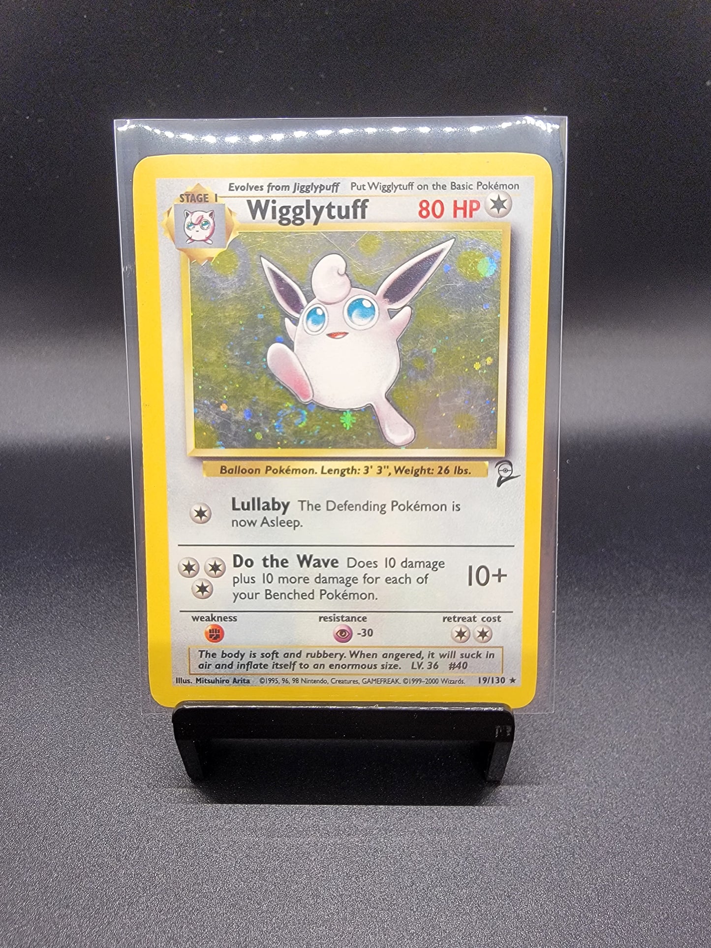 Wigglytuff holo 19/130 LP