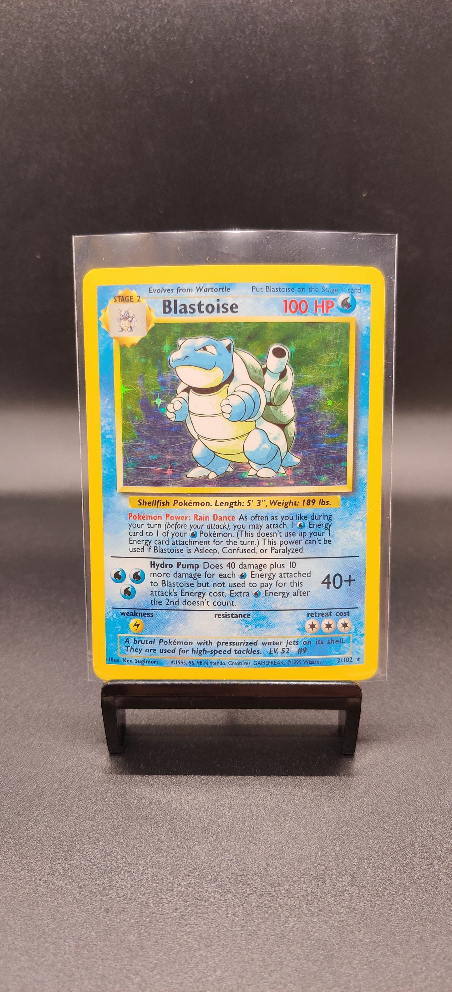 Blastoise base set holo LP