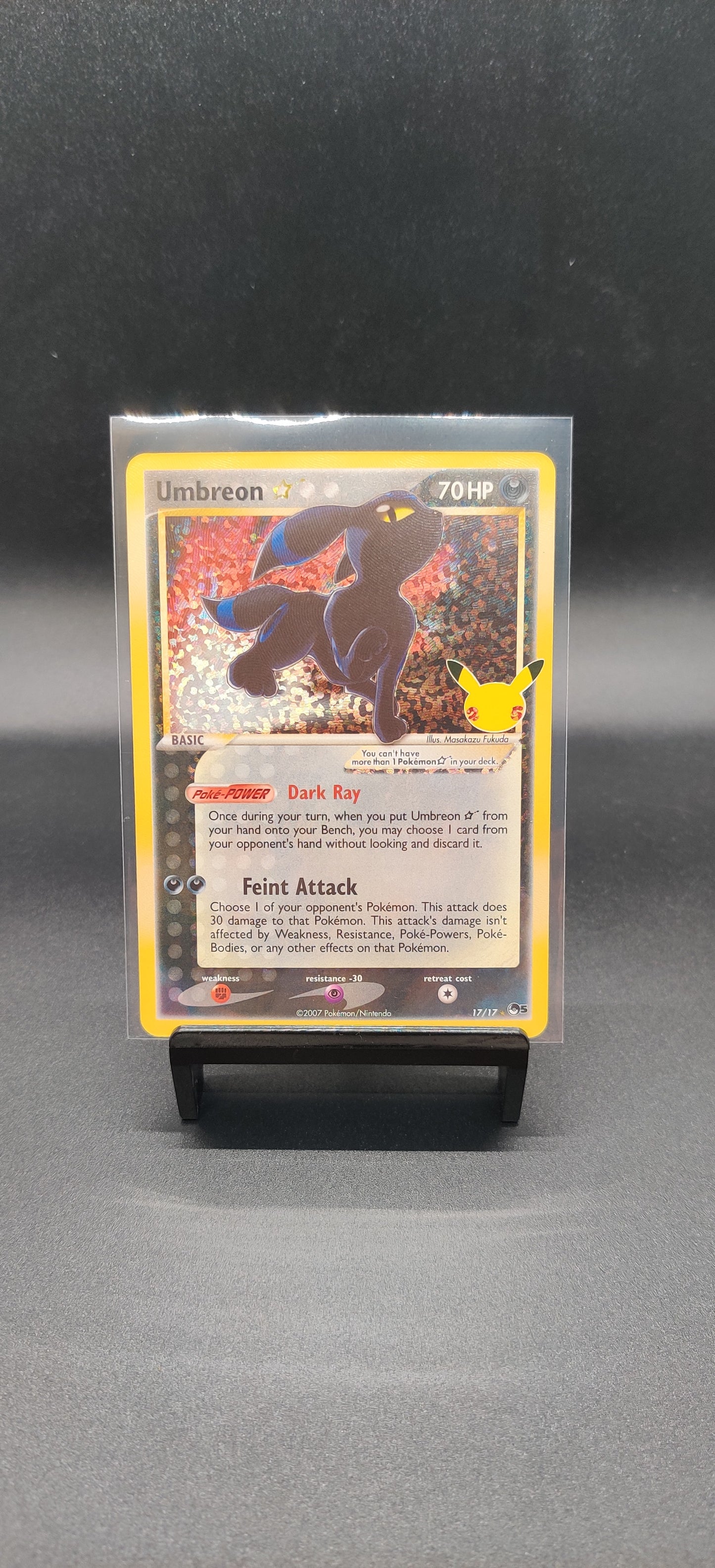 Umbreon Gold Star celebrations NM